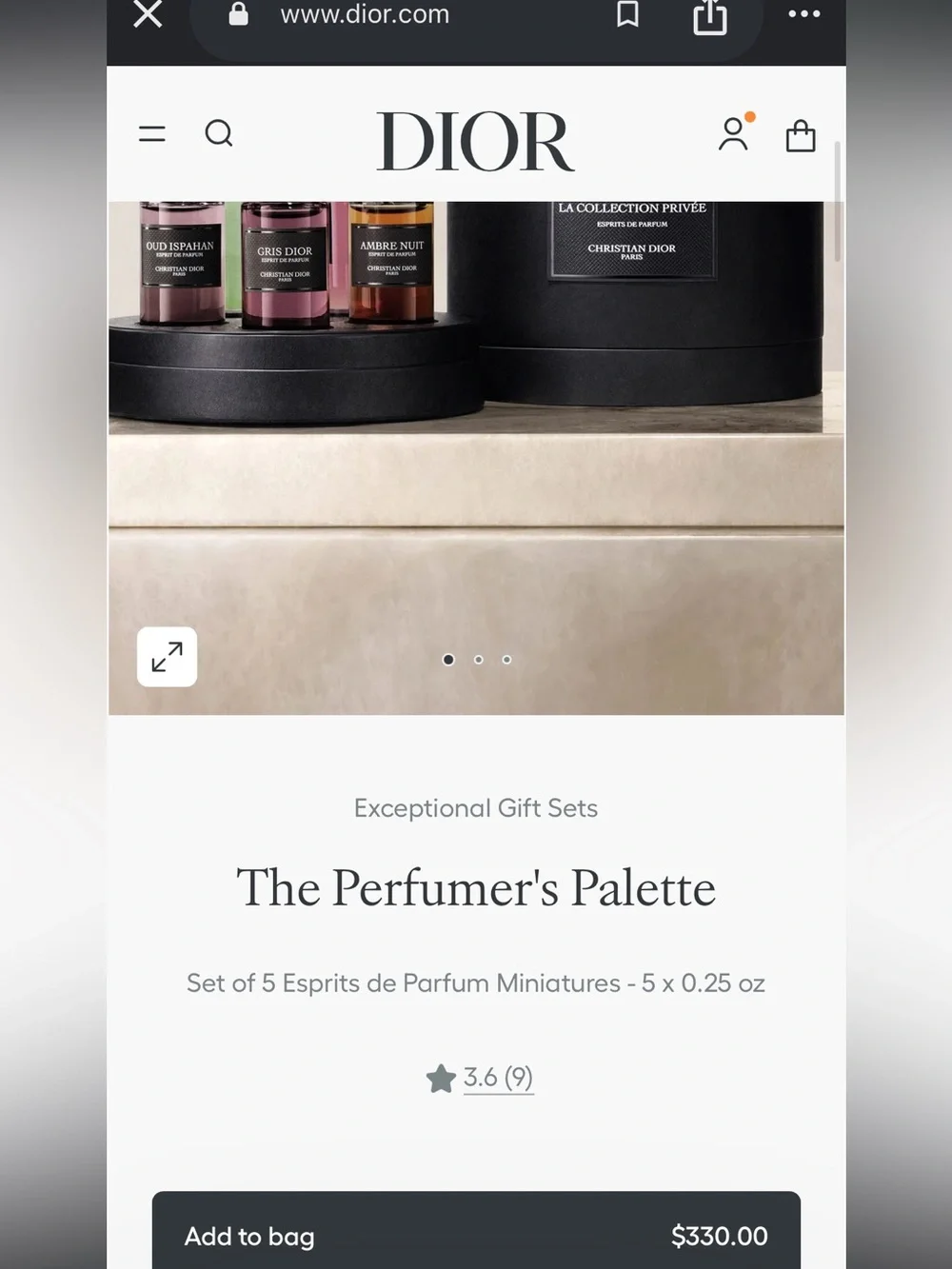 Dior Women's Bath & Body Set